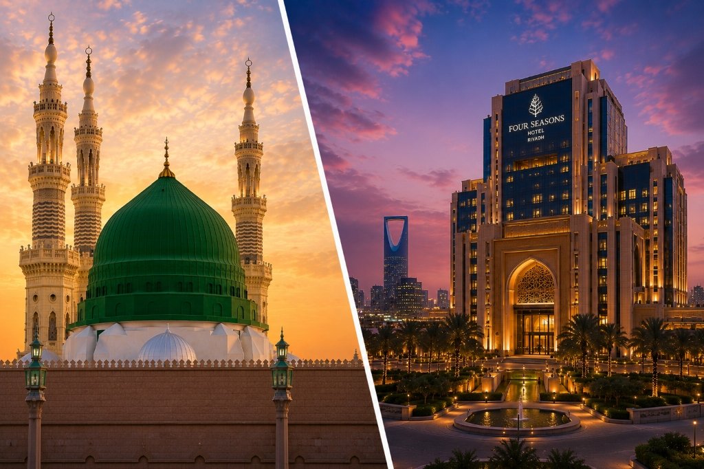 Madinah Hotel to Riyadh Hotel