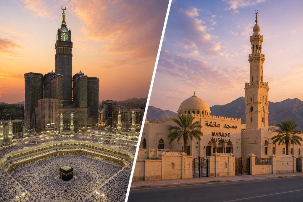 Makkah to Masjid e Ayesha (Return)