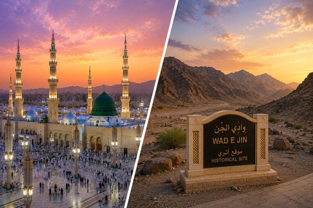 Medina Ziyarat to Wad e Jin